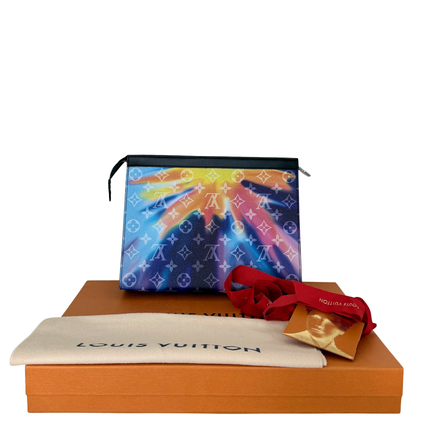 Louis Vuitton Pochette Voyage MM Monogram Sunset Multicolor / neuwertig