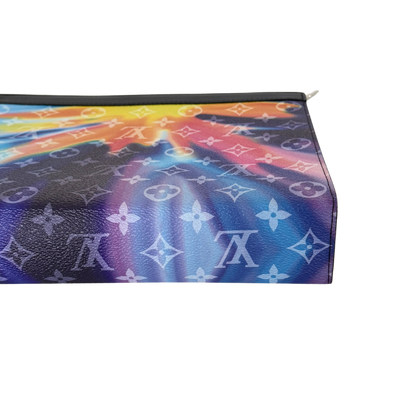 Louis Vuitton Pochette Voyage MM Monogram Sunset Multicolor / neuwertig