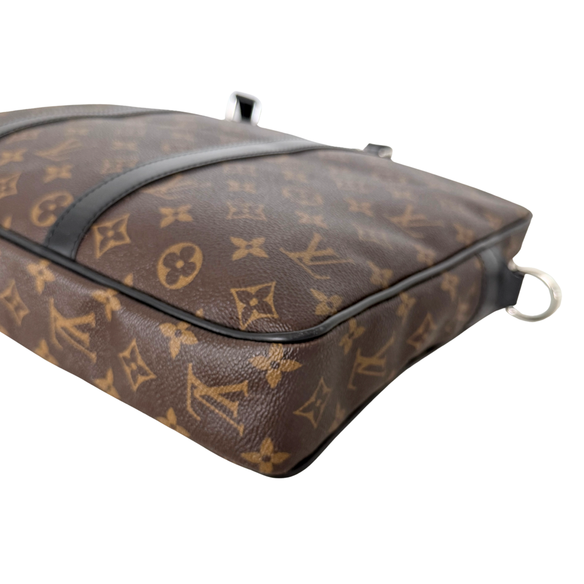 Louis Vuitton Porte Documents Voyage PM M52005 Braun / gut Louis Vuitton