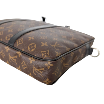 Louis Vuitton Porte Documents Voyage PM M52005 Braun / gut Louis Vuitton