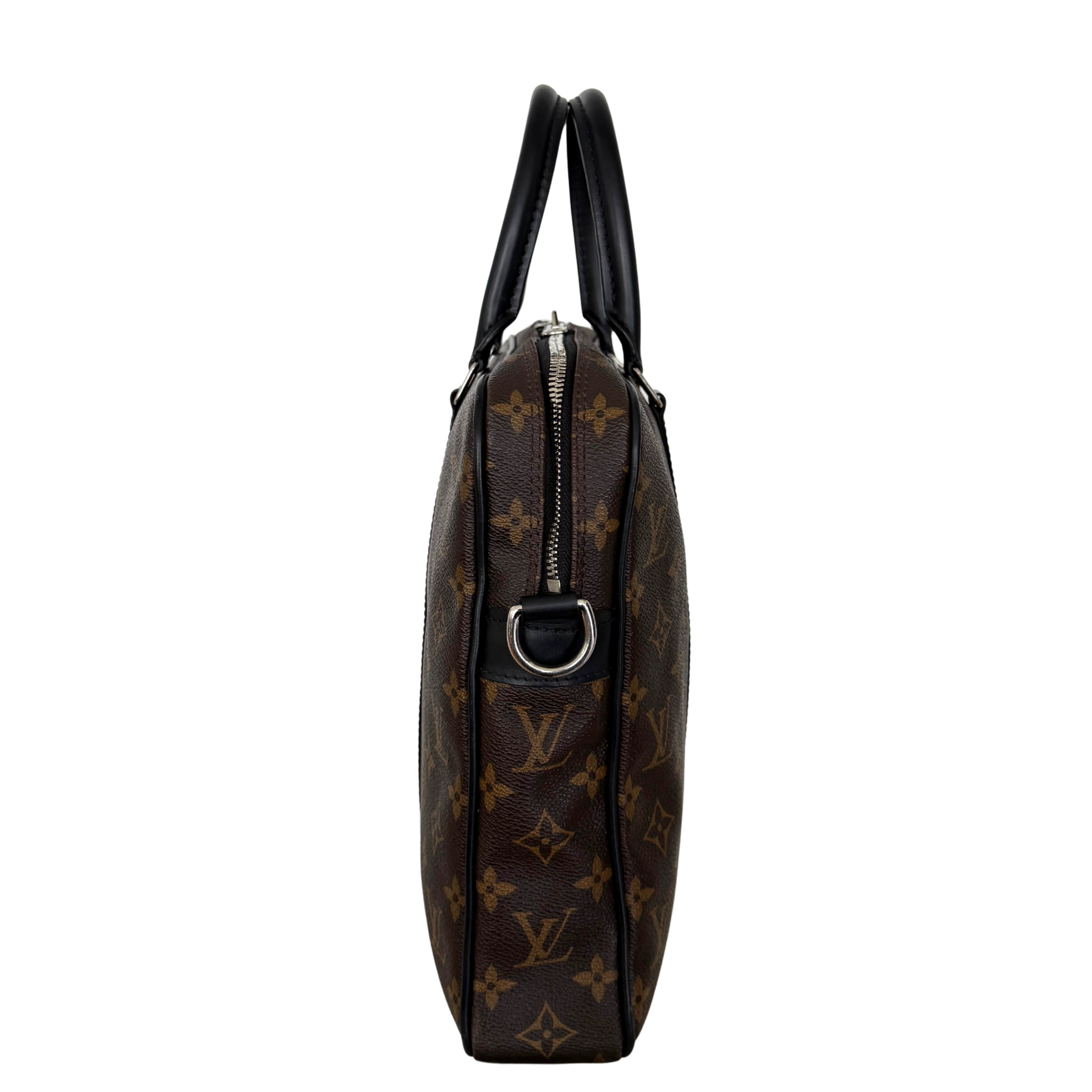 Louis Vuitton Porte Documents Voyage PM M52005 Braun / gut Louis Vuitton