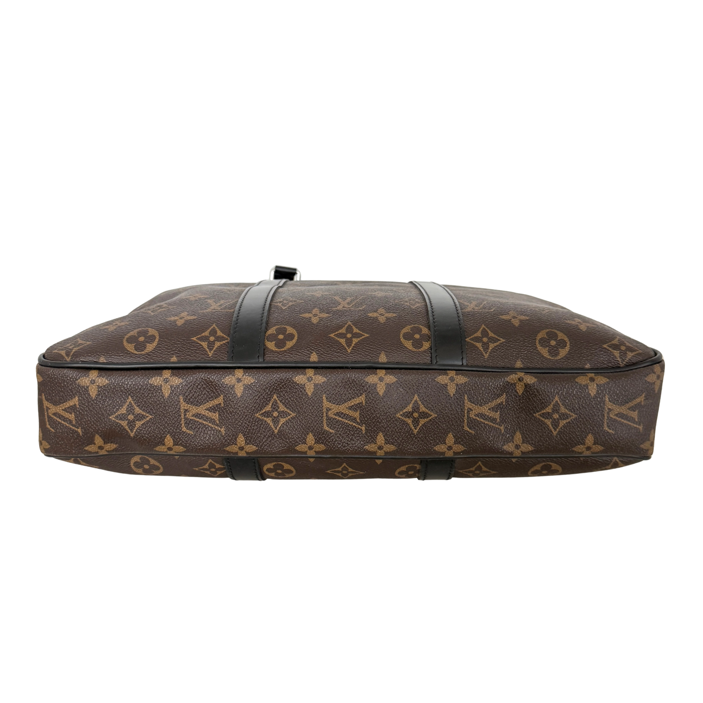Louis Vuitton Porte Documents Voyage PM M52005 Braun / gut Louis Vuitton