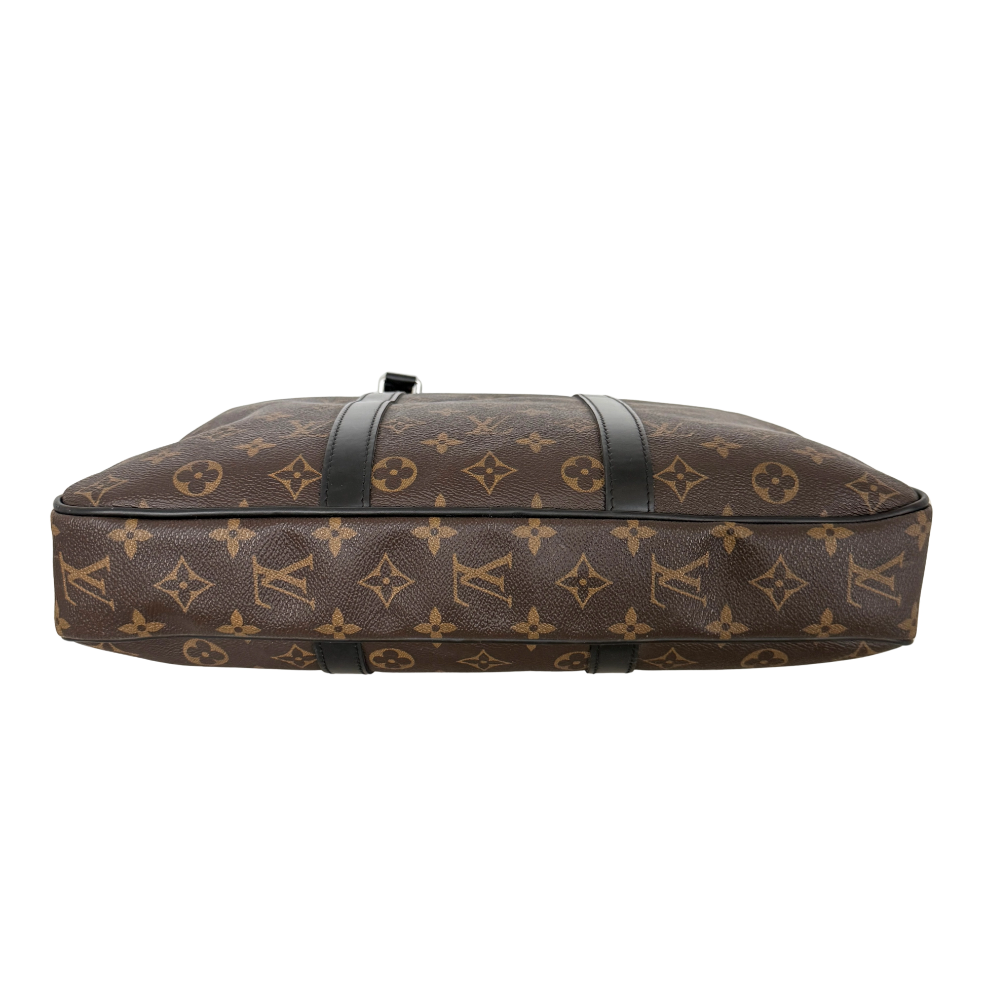 Louis Vuitton Porte Documents Voyage PM M52005 Braun / gut Louis Vuitton