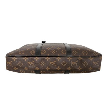 Louis Vuitton Porte Documents Voyage PM M52005 Braun / gut Louis Vuitton