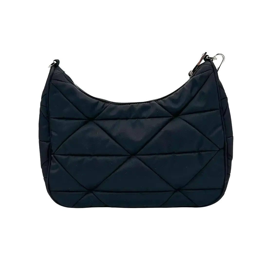 Prada Hobo Tasche Re-Nylon Padded Schultertasche schwarz / neuwertig Prada