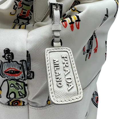 Prada Robots Bag Prada Logo Tag