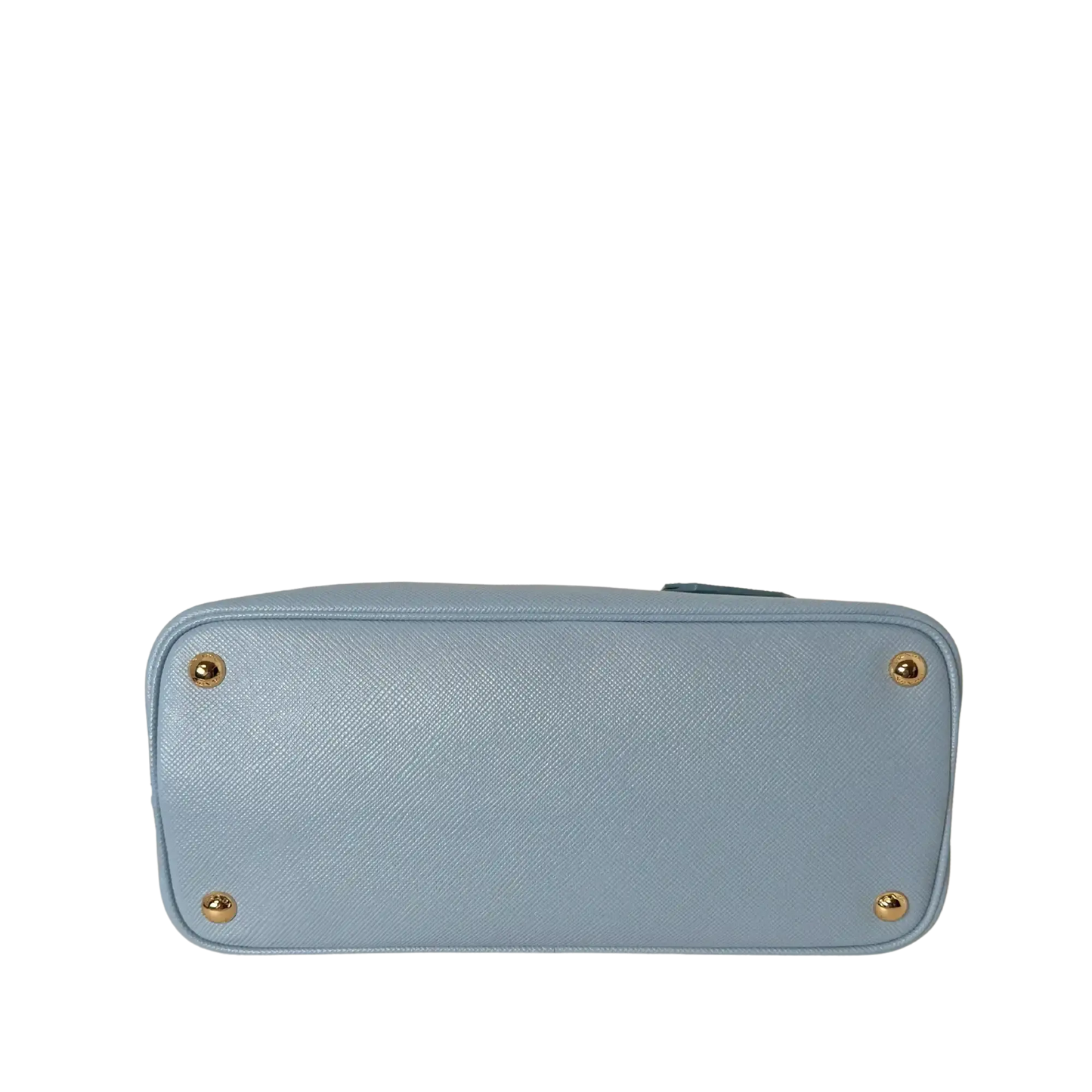Prada Saffiano Cuir kleine Double Bag Astrale Giada Multicolor / neuwertig Prada