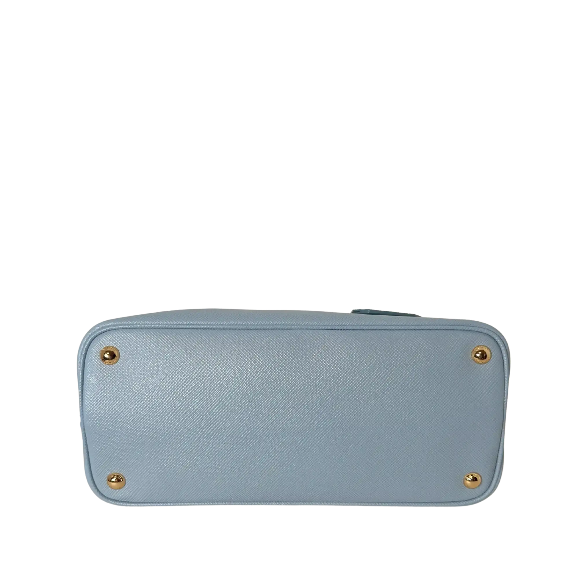 Prada Saffiano Cuir kleine Double Bag Astrale Giada Multicolor / neuwertig Prada