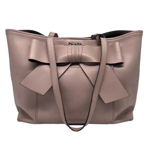 Prada Shopper City Calf Ribbon rosa / akzeptabel Prada
