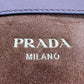 Prada Buckle Tote Bag Veloursleder braun / ungetragen Prada