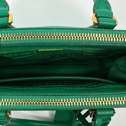 Prada Galleria Mini Bag aus Saffiano-Leder Mango Fullset / gut Prada