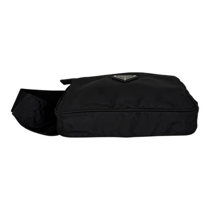 Prada Pre-Owned Kleine Tessuto Gürteltasche schwarz / sehr gut Prada
