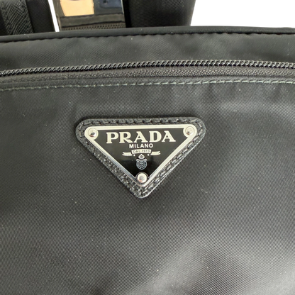 Prada Pre-Owned Kleine Tessuto Gürteltasche schwarz / sehr gut Prada
