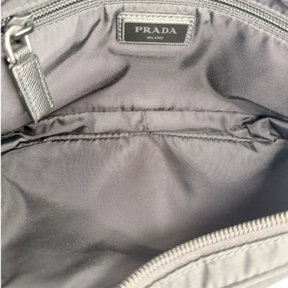 Prada Pre-Owned Kleine Tessuto Gürteltasche schwarz / sehr gut Prada