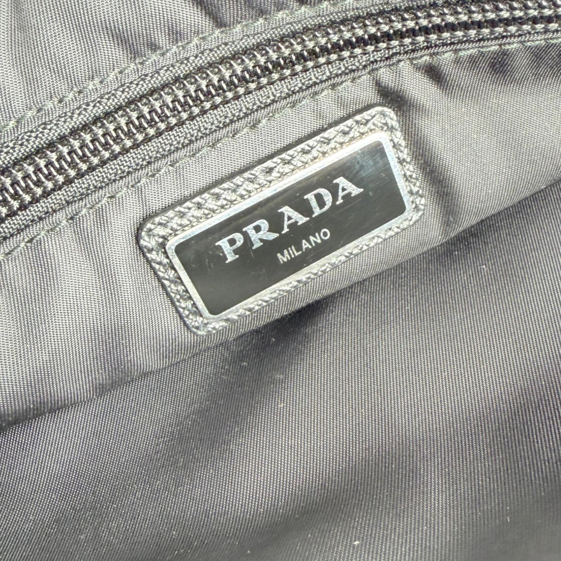 Prada Pre-Owned Kleine Tessuto Gürteltasche schwarz / sehr gut Prada