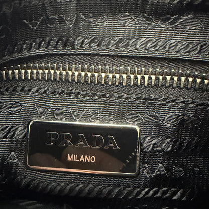 Prada Hobo Tasche Re-Nylon Padded Schultertasche schwarz 2025 / neuwertig Prada