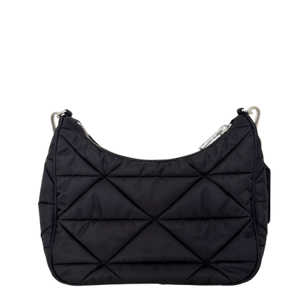 Prada Hobo Tasche Re-Nylon Padded Schultertasche schwarz 2025 / neuwertig Prada