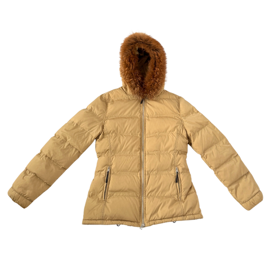 Prada Daunenjacke Größe 44 Beige / sehr gut