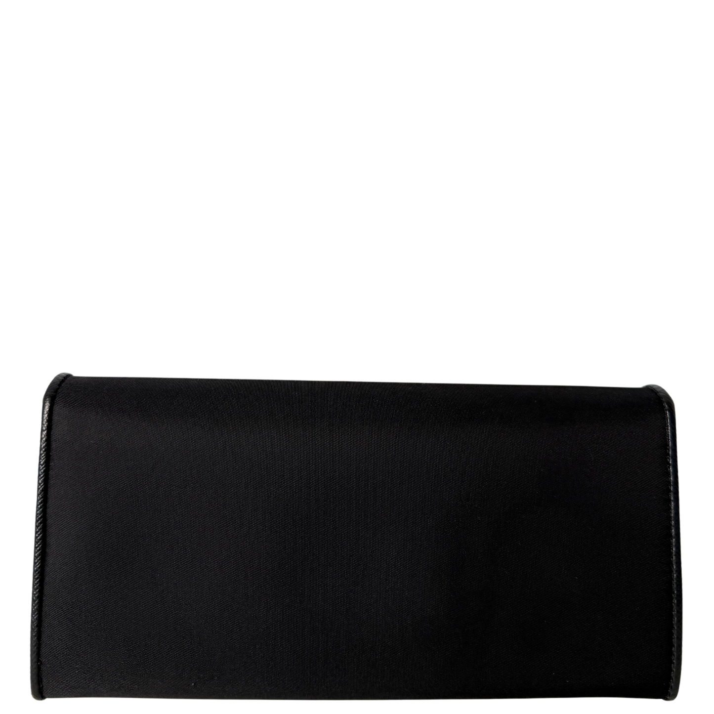 Prada Geldbörse aus Nylon und Saffiano-Leder Schwarz Fullset / sehr gut Prada