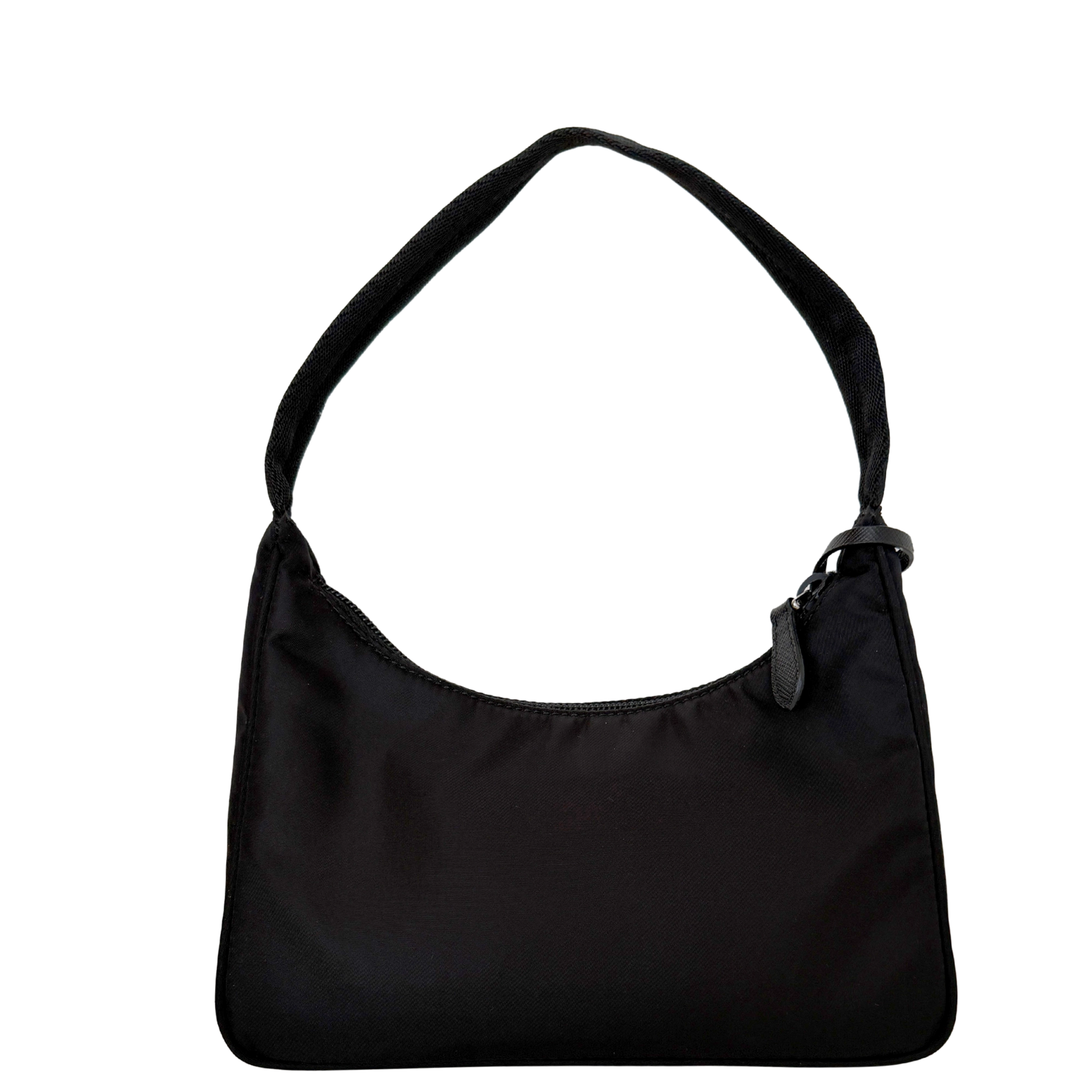 Prada Re-Edition 2000 Mini Bag aus Re-Nylon schwarz Fullset / neuwertig Prada