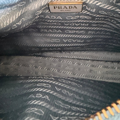 Prada Re-Edition 2005 Raffia hellblau /neuwertig Prada