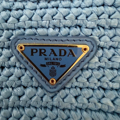 Prada Re-Edition 2005 Raffia hellblau /neuwertig Prada