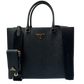 Prada Large Tote Bag Saffiano Leder schwarz / sehr gut Prada