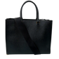 Prada Large Tote Bag Saffiano Leder schwarz / sehr gut Prada