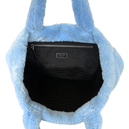 Prada Terry Tote Bag Celeste / neuwertig Prada