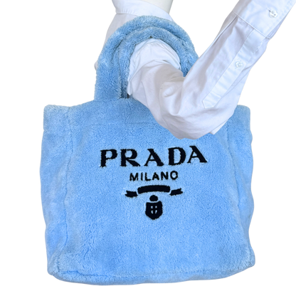 Prada Terry Tote Bag Celeste / neuwertig Prada
