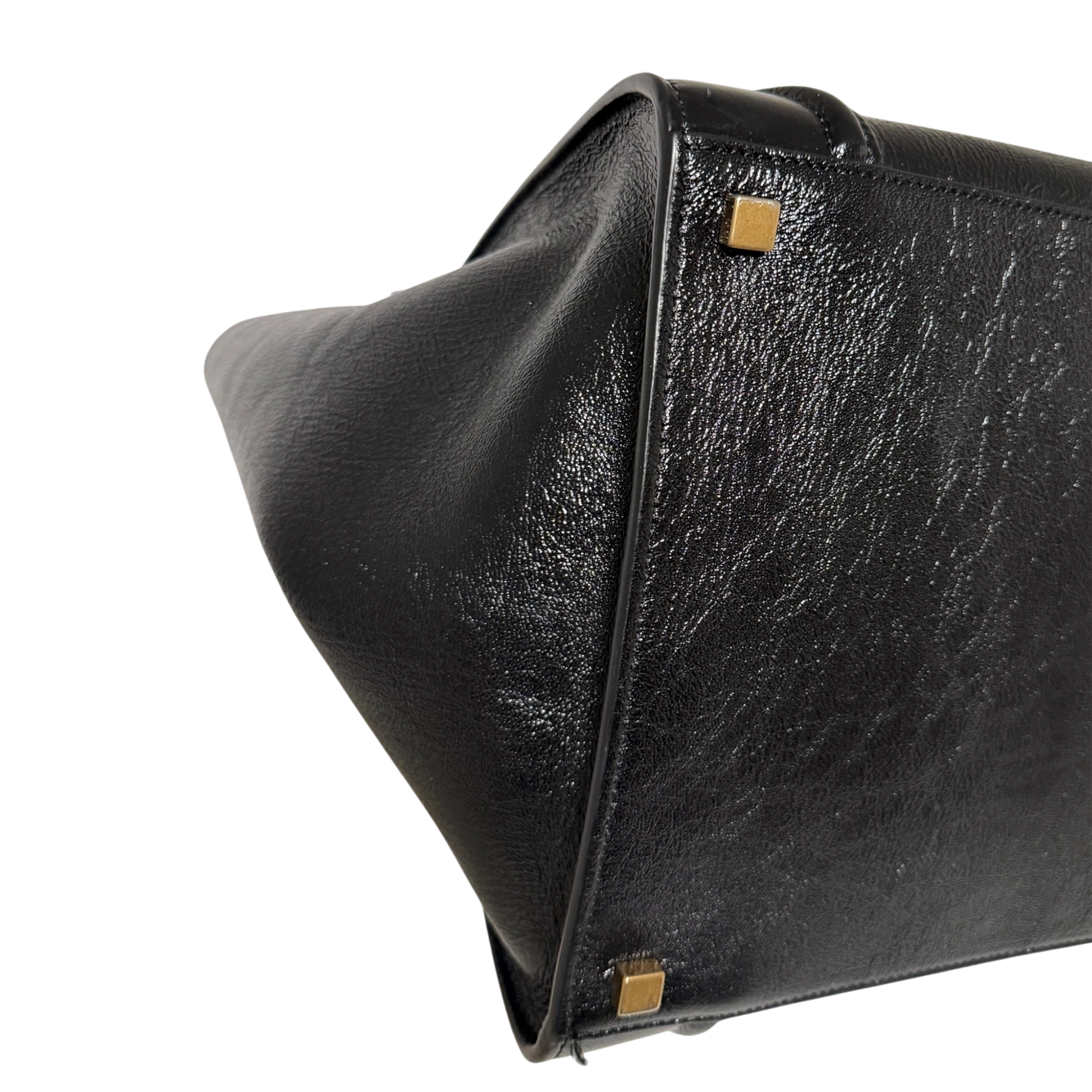 CELINE Luggage Phantom Lackleder Medium schwarz  / neuwertig CELINE