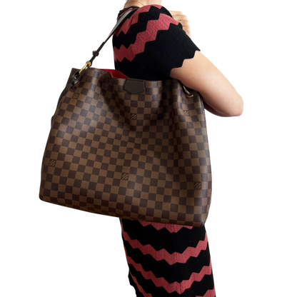 Louis Vuitton Graceful MM Damier Ebene / sehr gut Louis Vuitton