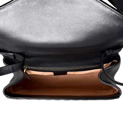 Gucci Queen Margaret Top Handle Tasche Schwarz / sehr gut Gucci