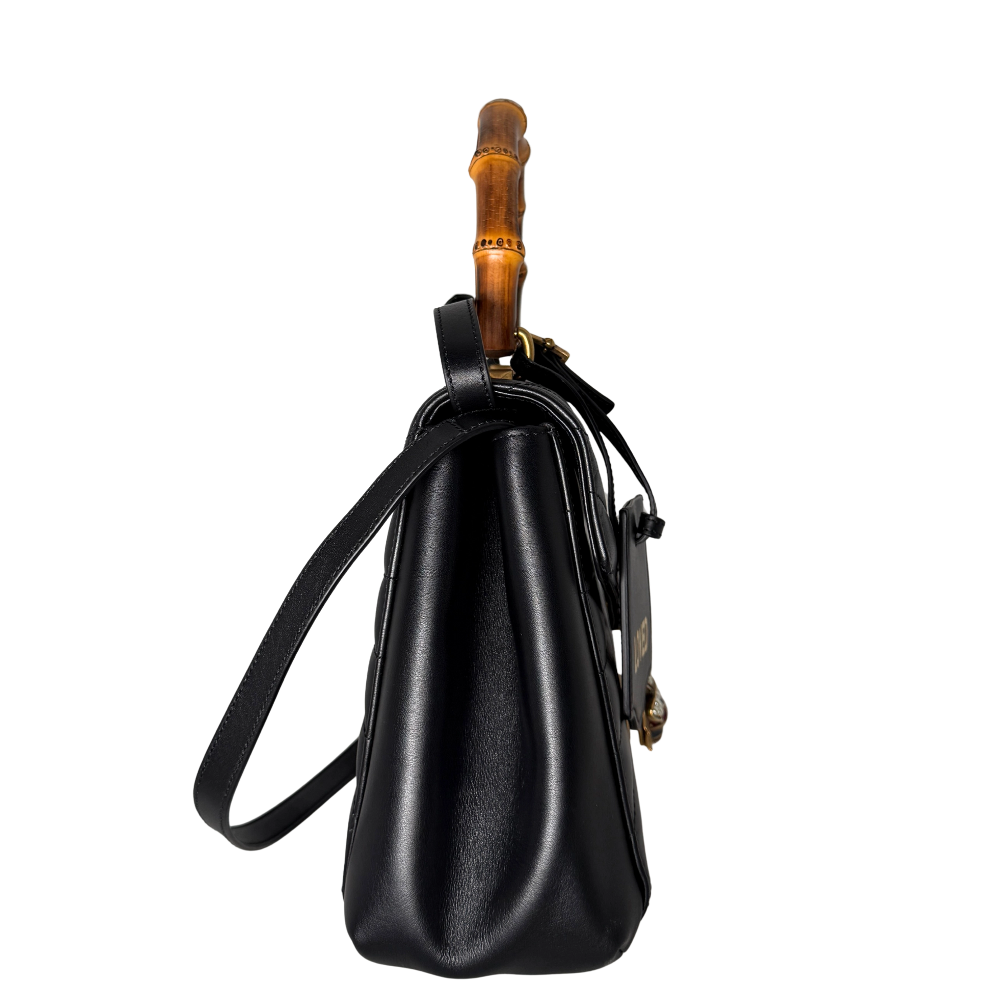 Gucci Queen Margaret Top Handle Tasche Schwarz / sehr gut Gucci