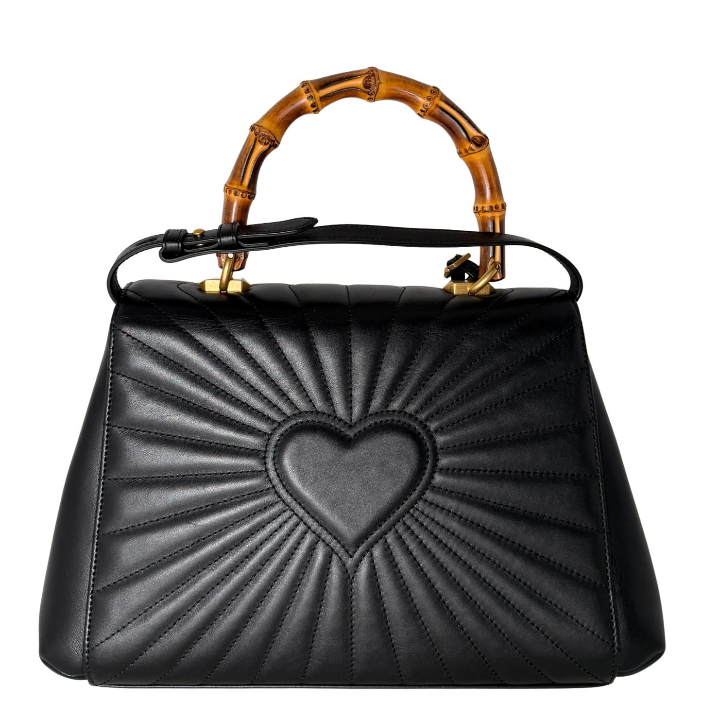 Gucci Queen Margaret Top Handle Tasche Schwarz / sehr gut Gucci