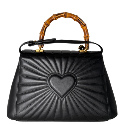 Gucci Queen Margaret Top Handle Tasche Schwarz / sehr gut Gucci