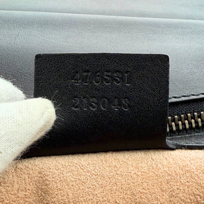 Gucci Queen Margaret Top Handle Tasche Schwarz / sehr gut Gucci