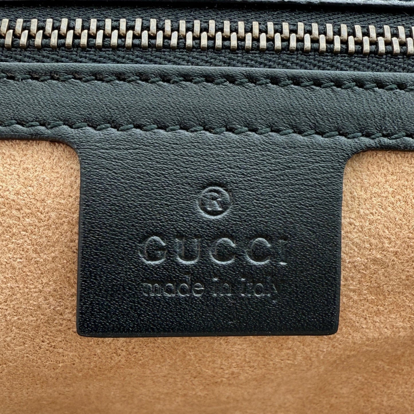 Gucci Queen Margaret Top Handle Tasche Schwarz / sehr gut Gucci