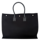 Saint Laurent Large Tote Tasche Rive Gauche Schwarz / sehr gut Saint Laurent