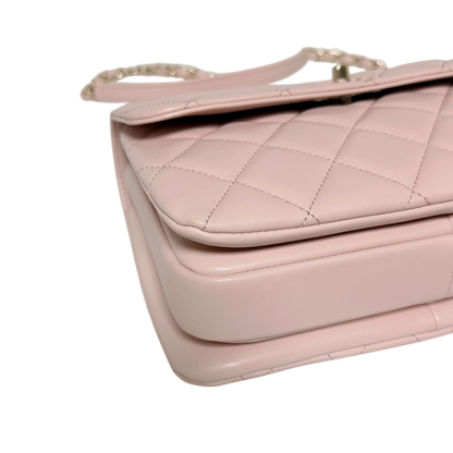 Chanel Trendy Chain CC Flap Dual Handle  Light Pink Fullset / neuwertig Chanel