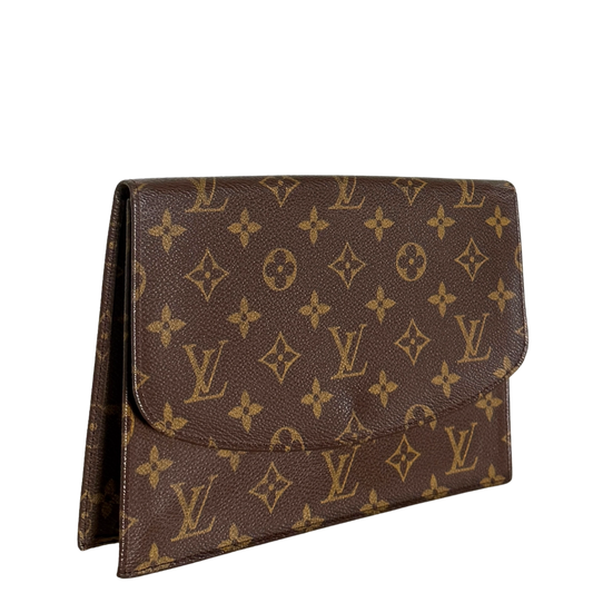 Louis Vuitton Pochette Rabat 23 Monogram Canvas Braun / sehr gut Louis Vuitton