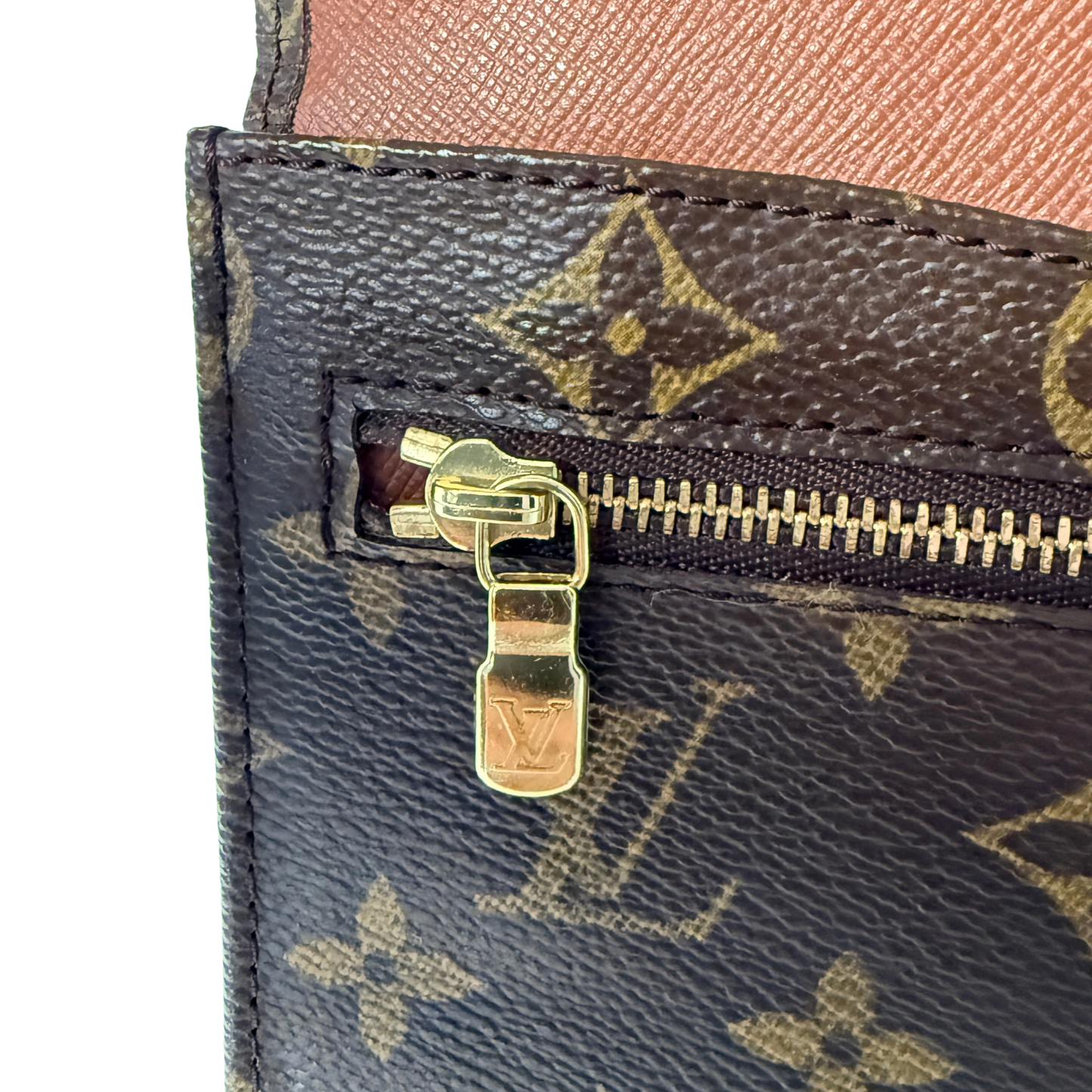 Louis Vuitton Pochette Rabat 23 Monogram Canvas Braun / sehr gut Louis Vuitton