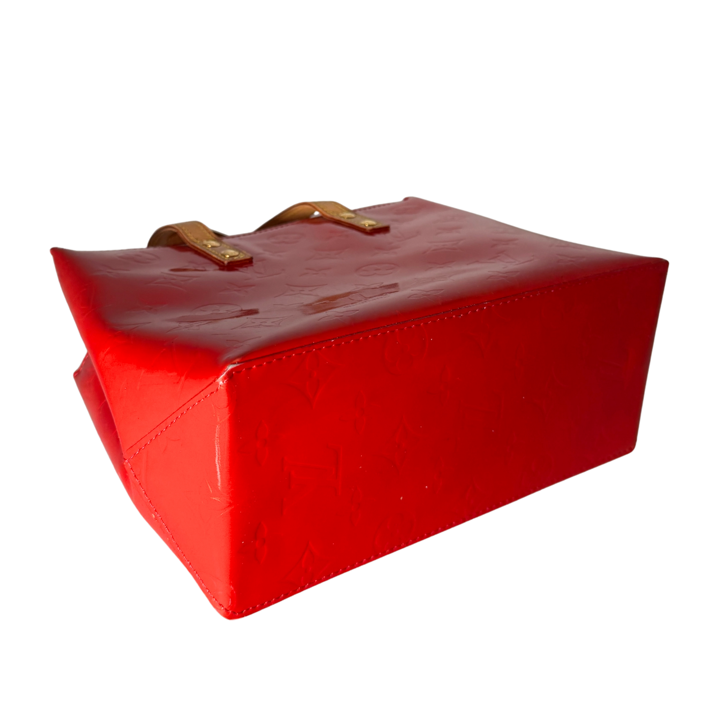 Louis Vuitton Reade PM Handtasche Monogram Vernis Rot / sehr gut Louis Vuitton