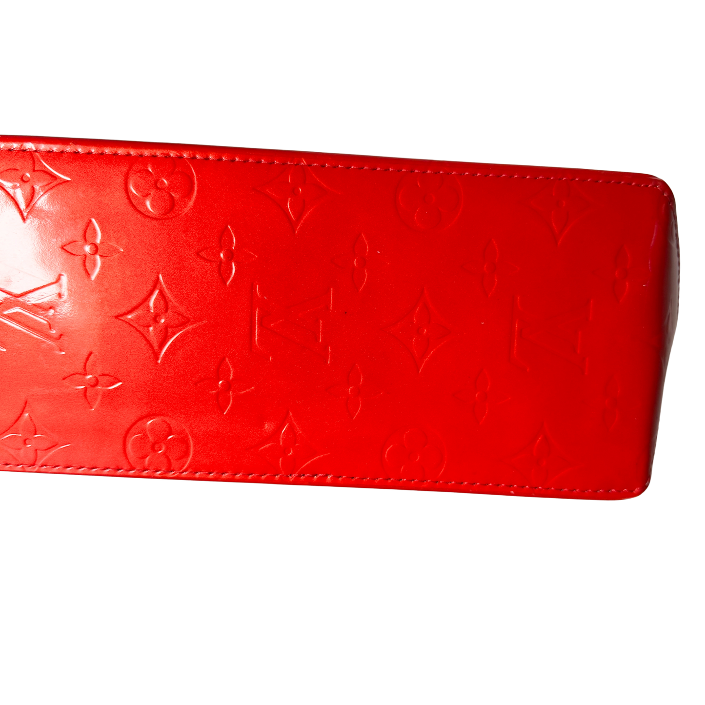 Louis Vuitton Reade PM Handtasche Monogram Vernis Rot / sehr gut Louis Vuitton