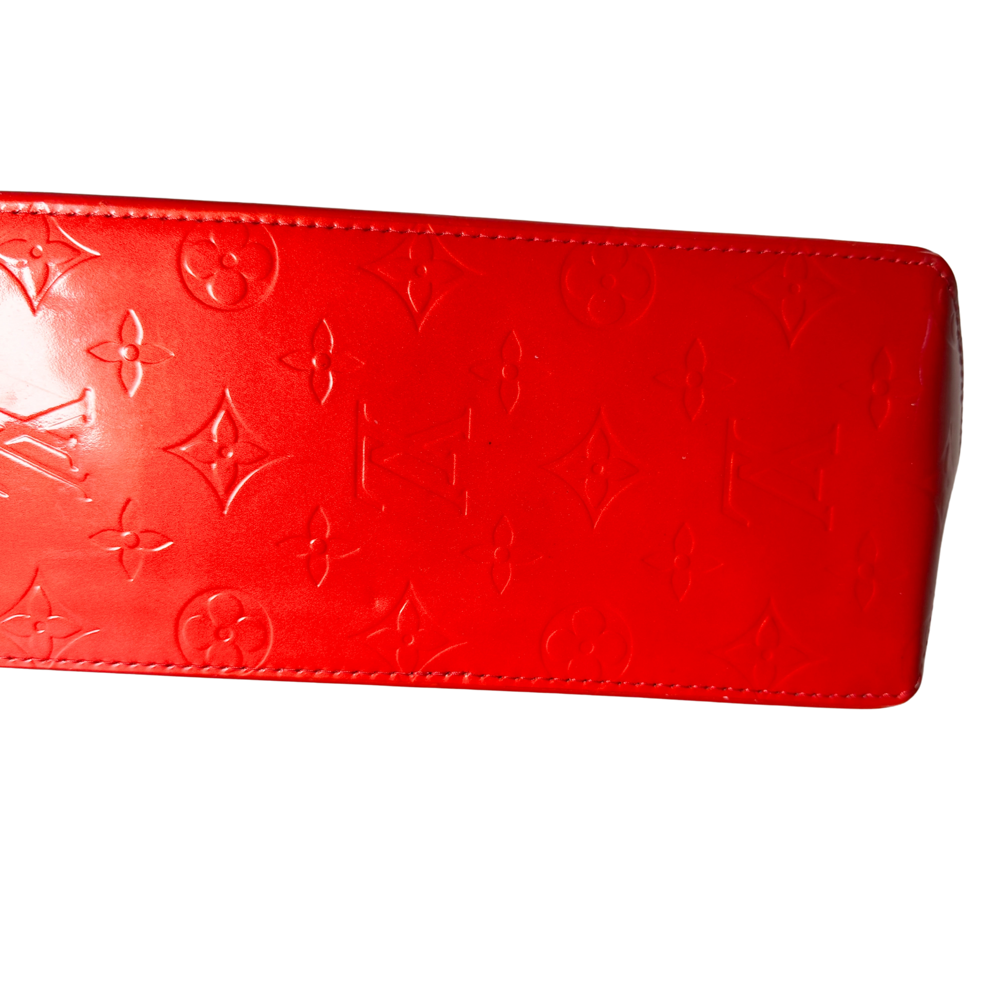 Louis Vuitton Reade PM Handtasche Monogram Vernis Rot / sehr gut Louis Vuitton