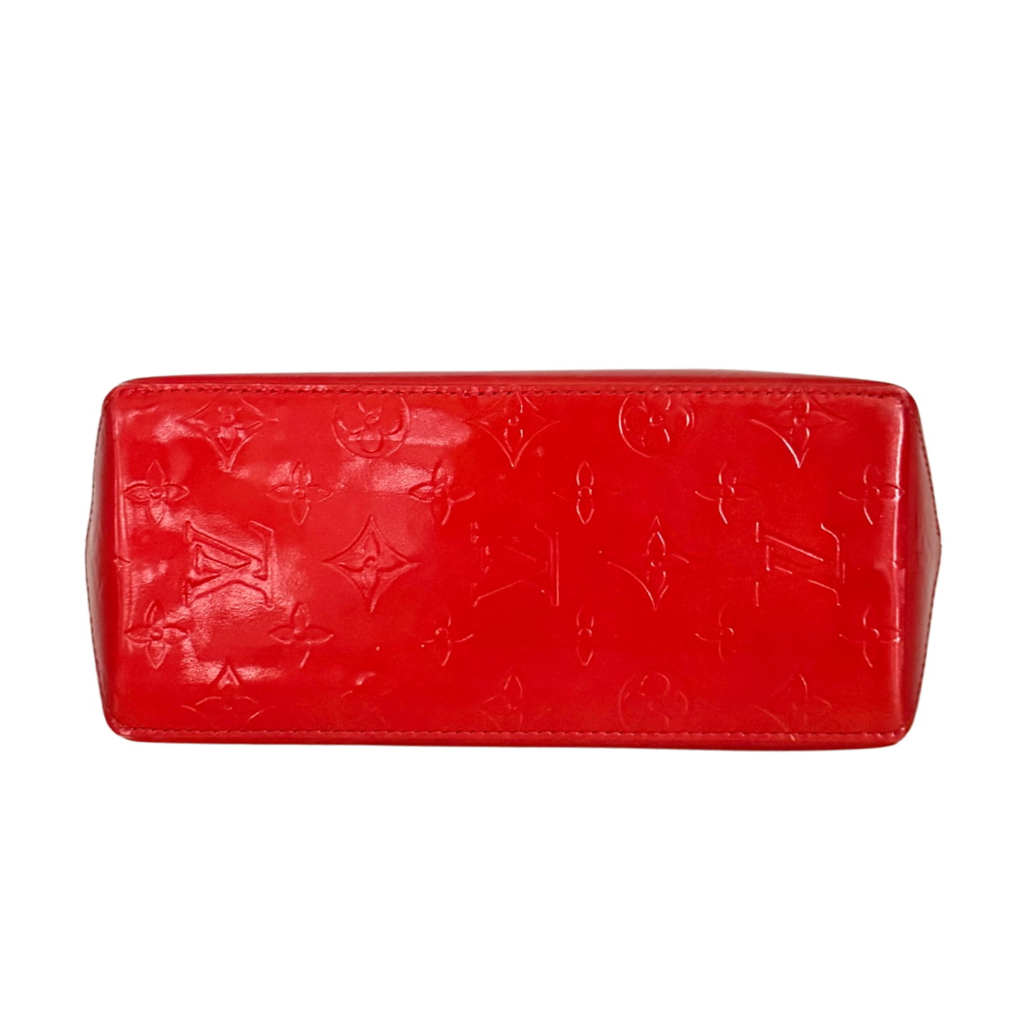 Louis Vuitton Reade PM Handtasche Monogram Vernis Rot / sehr gut Louis Vuitton