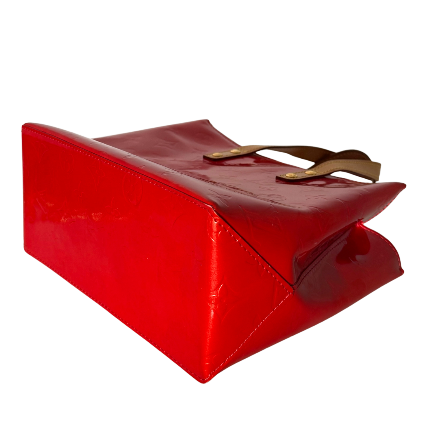 Louis Vuitton Reade PM Handtasche Monogram Vernis Rot / gut Louis Vuitton