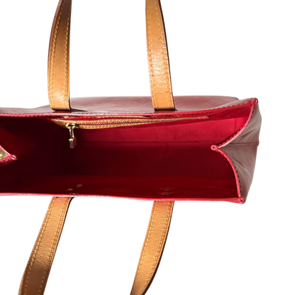 Louis Vuitton Reade PM Handtasche Monogram Vernis Rot / gut Louis Vuitton