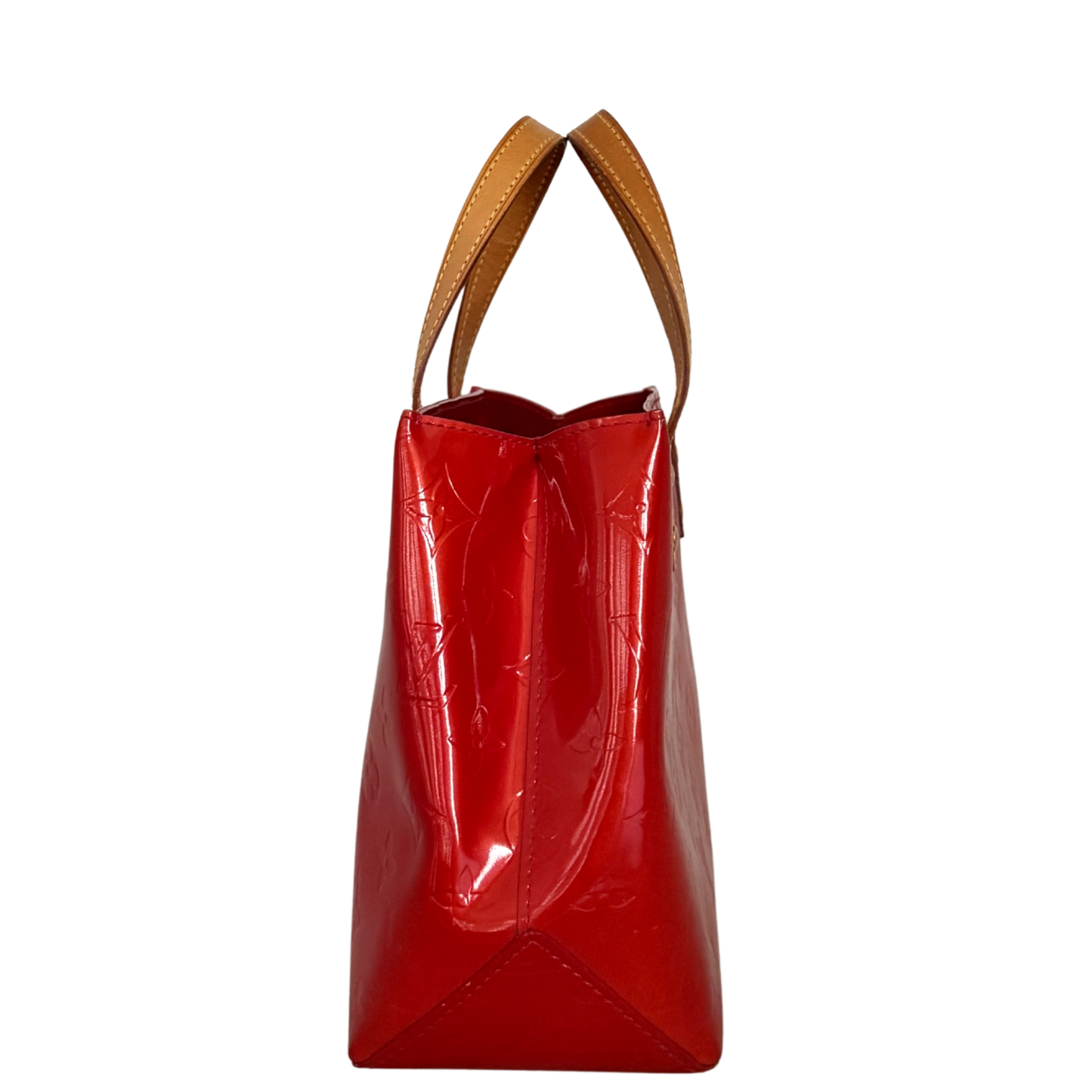 Louis Vuitton Reade PM Handtasche Monogram Vernis Rot / sehr gut Louis Vuitton