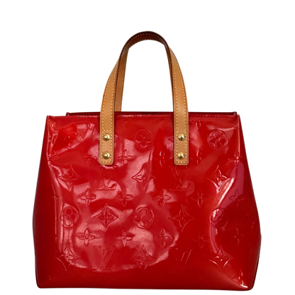 Louis Vuitton Reade PM Handtasche Monogram Vernis Rot / sehr gut Louis Vuitton